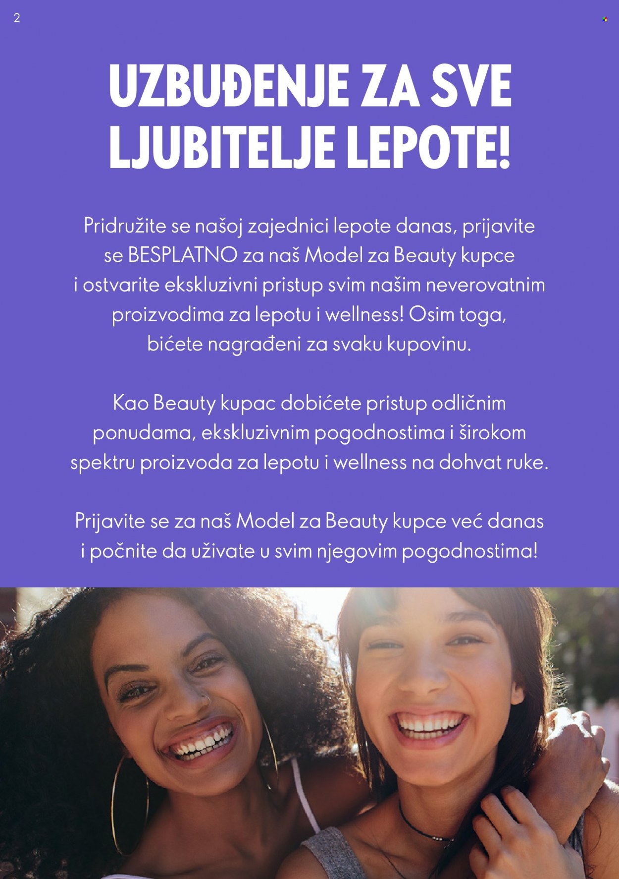 Oriflame katalog. Stranica 2
