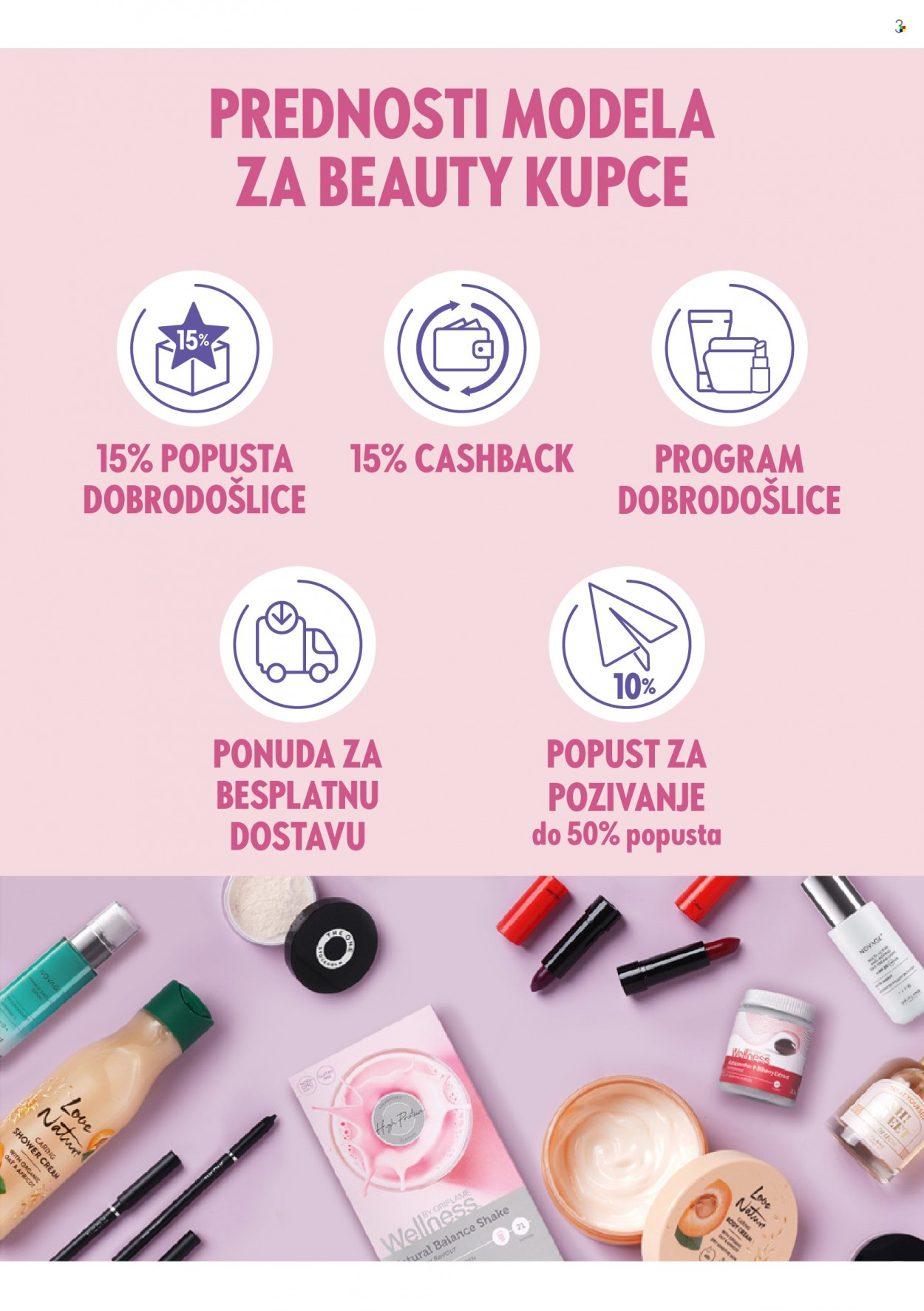 Oriflame katalog. Stranica 3