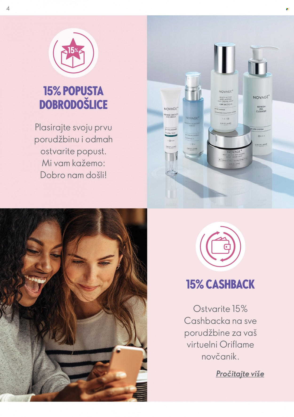 Oriflame katalog. Stranica 4