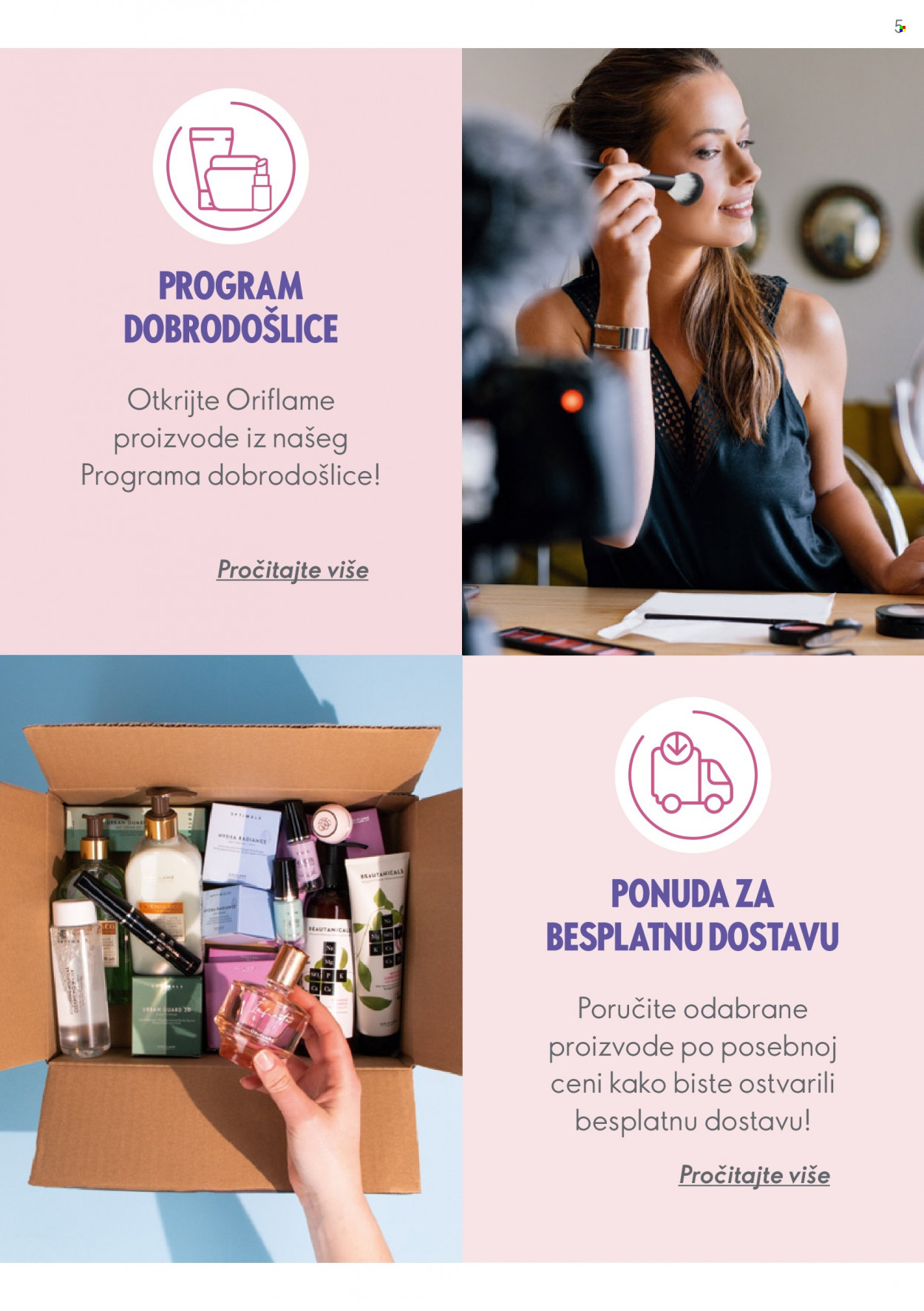Oriflame katalog. Stranica 5