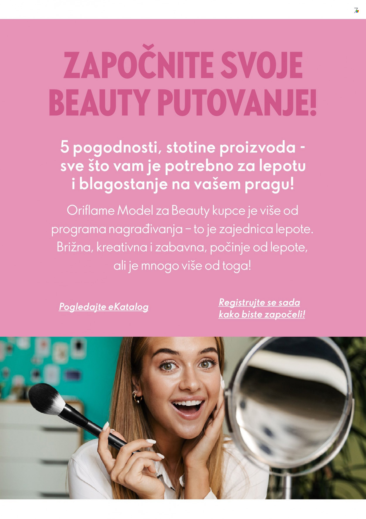 Oriflame katalog. Stranica 7