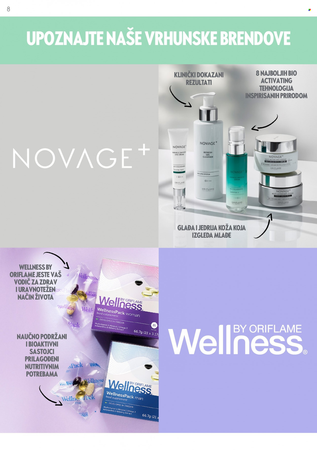 Oriflame katalog. Stranica 8