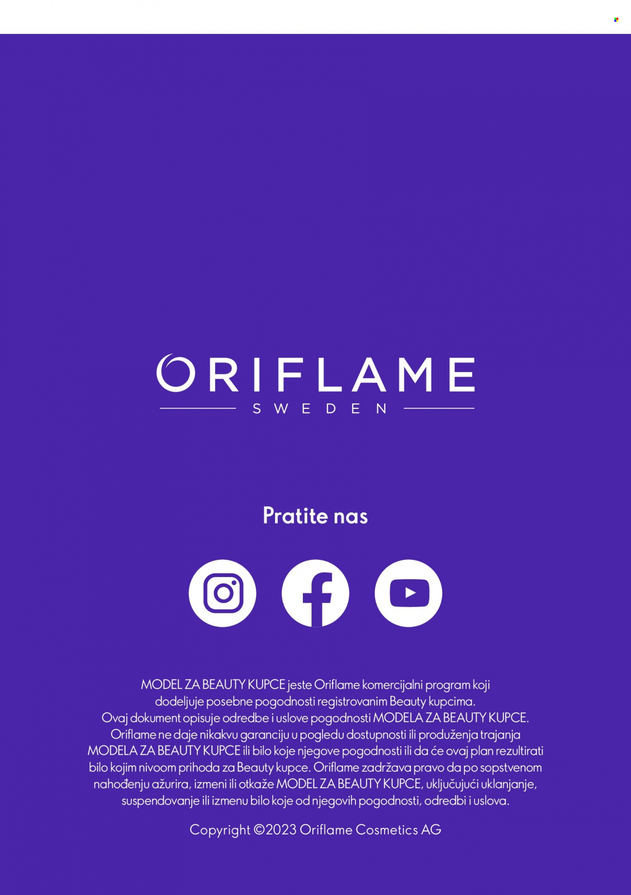 Oriflame katalog. Stranica 10