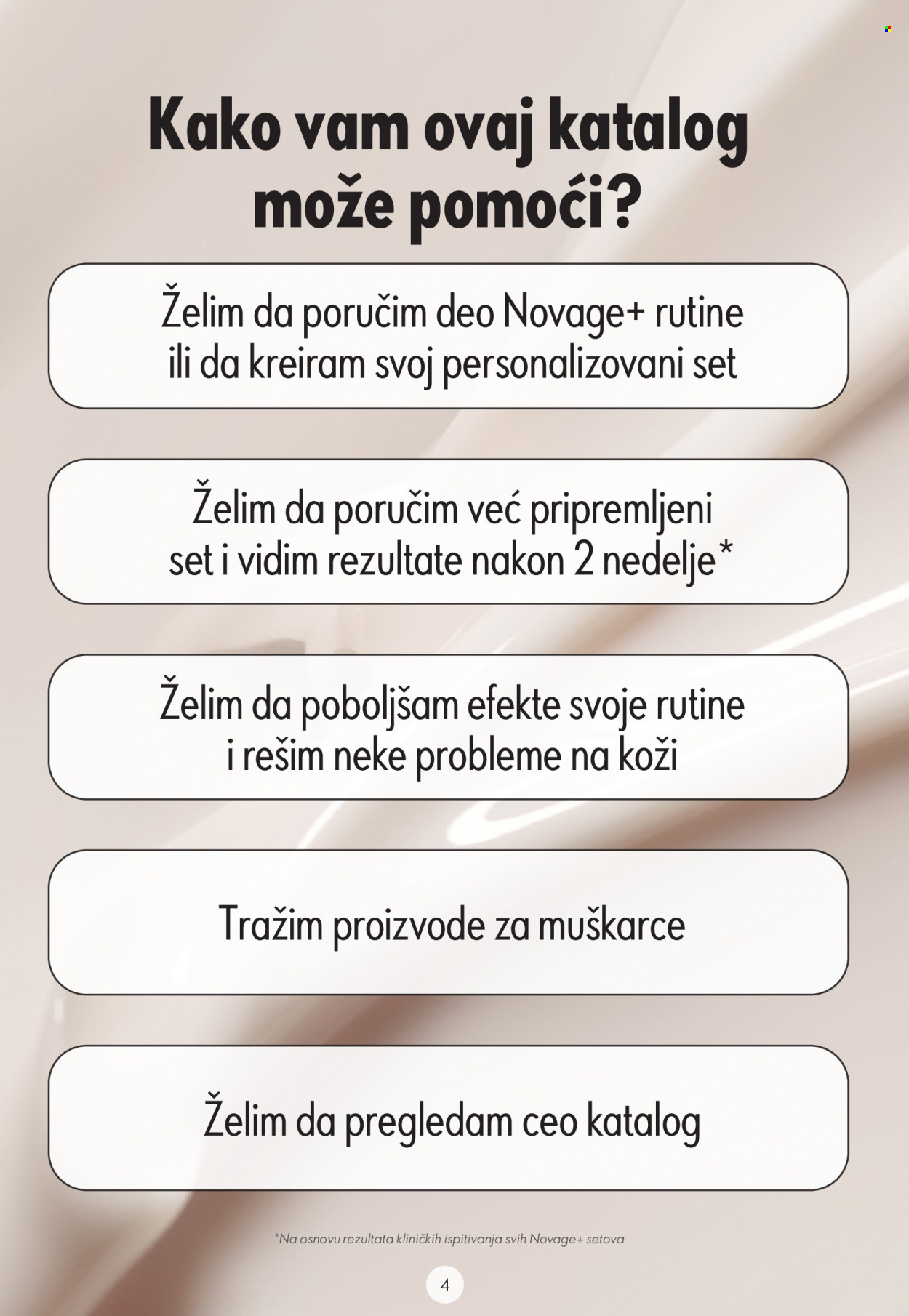 Oriflame katalog. Stranica 4