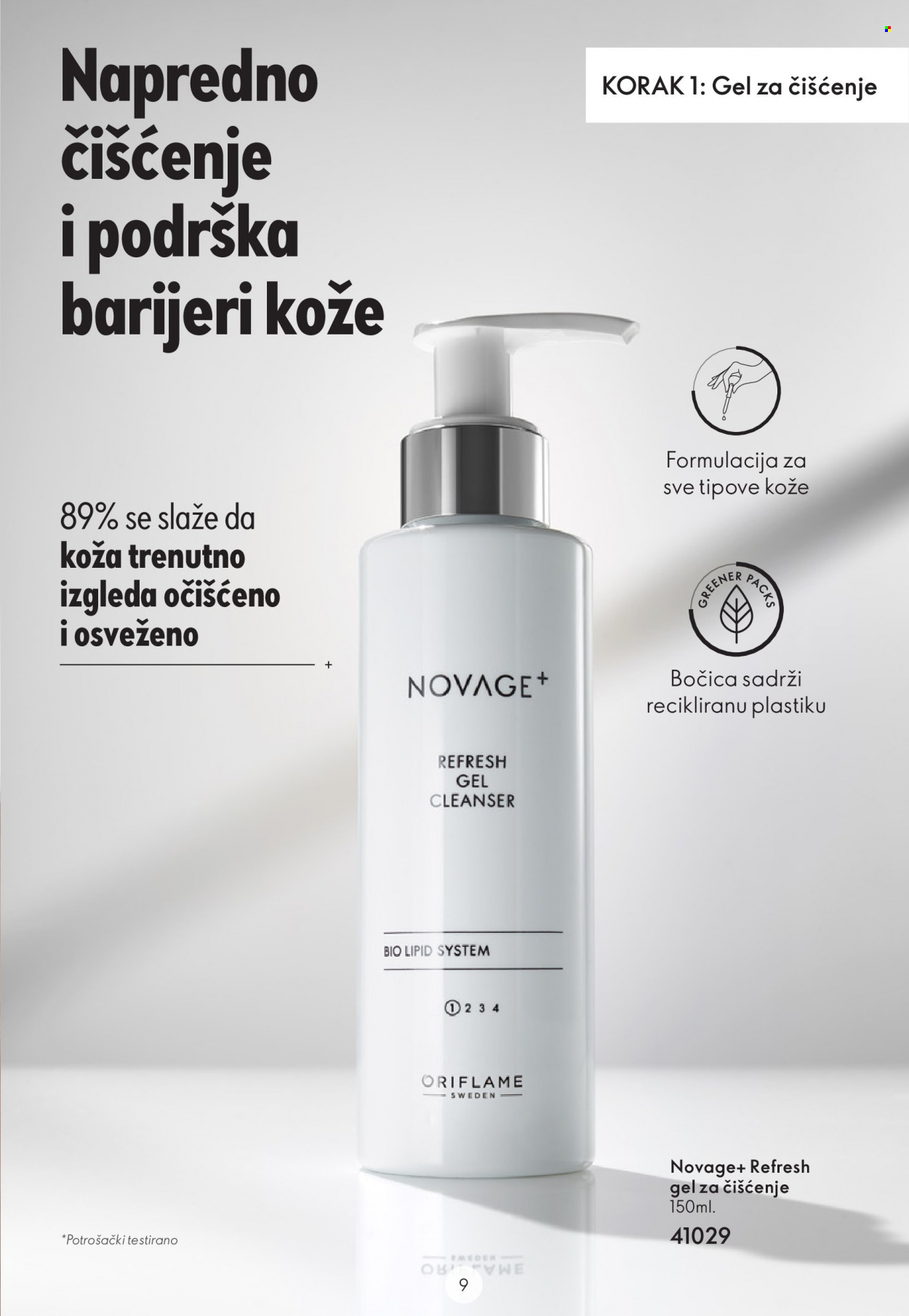 Oriflame katalog. Stranica 9
