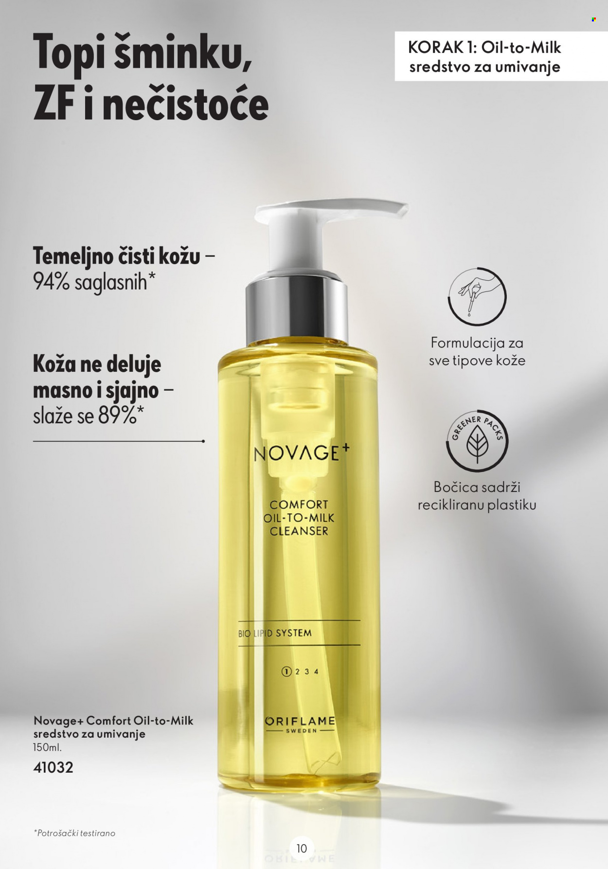 Oriflame katalog. Stranica 10