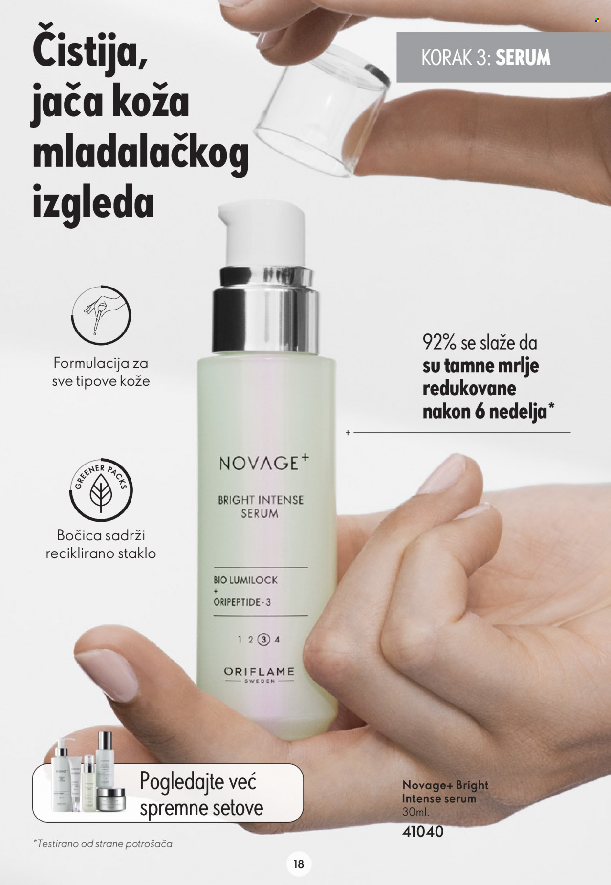 Oriflame katalog. Stranica 18