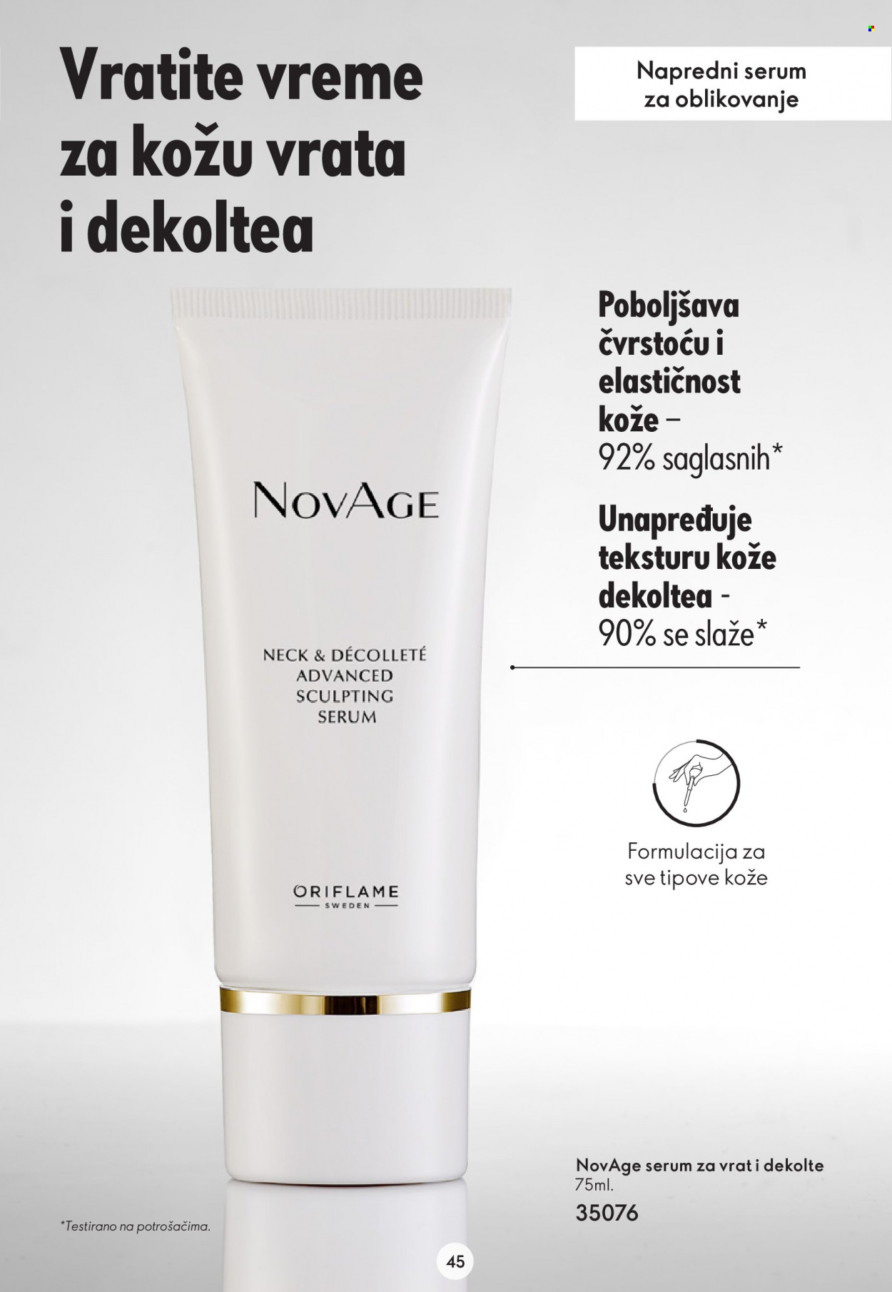 Oriflame katalog. Stranica 45