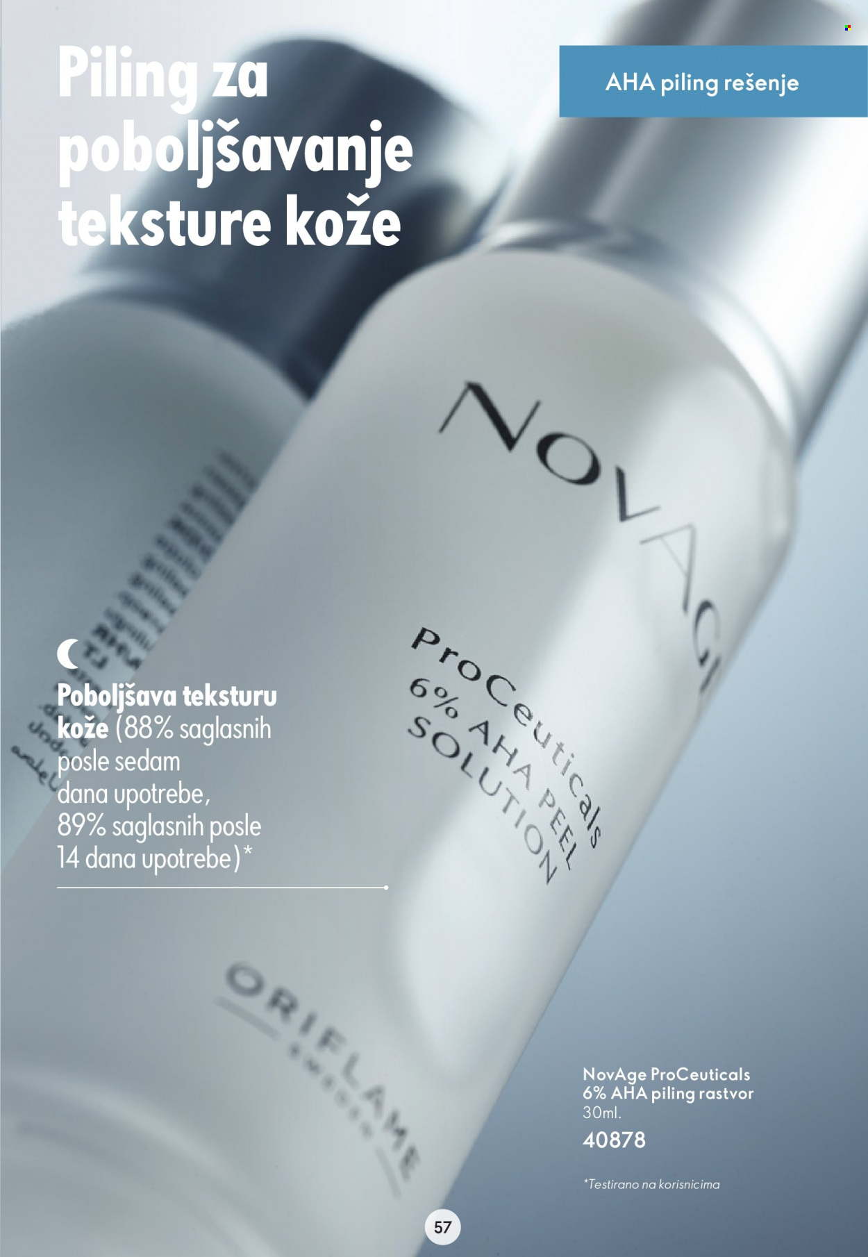 Oriflame katalog. Stranica 57