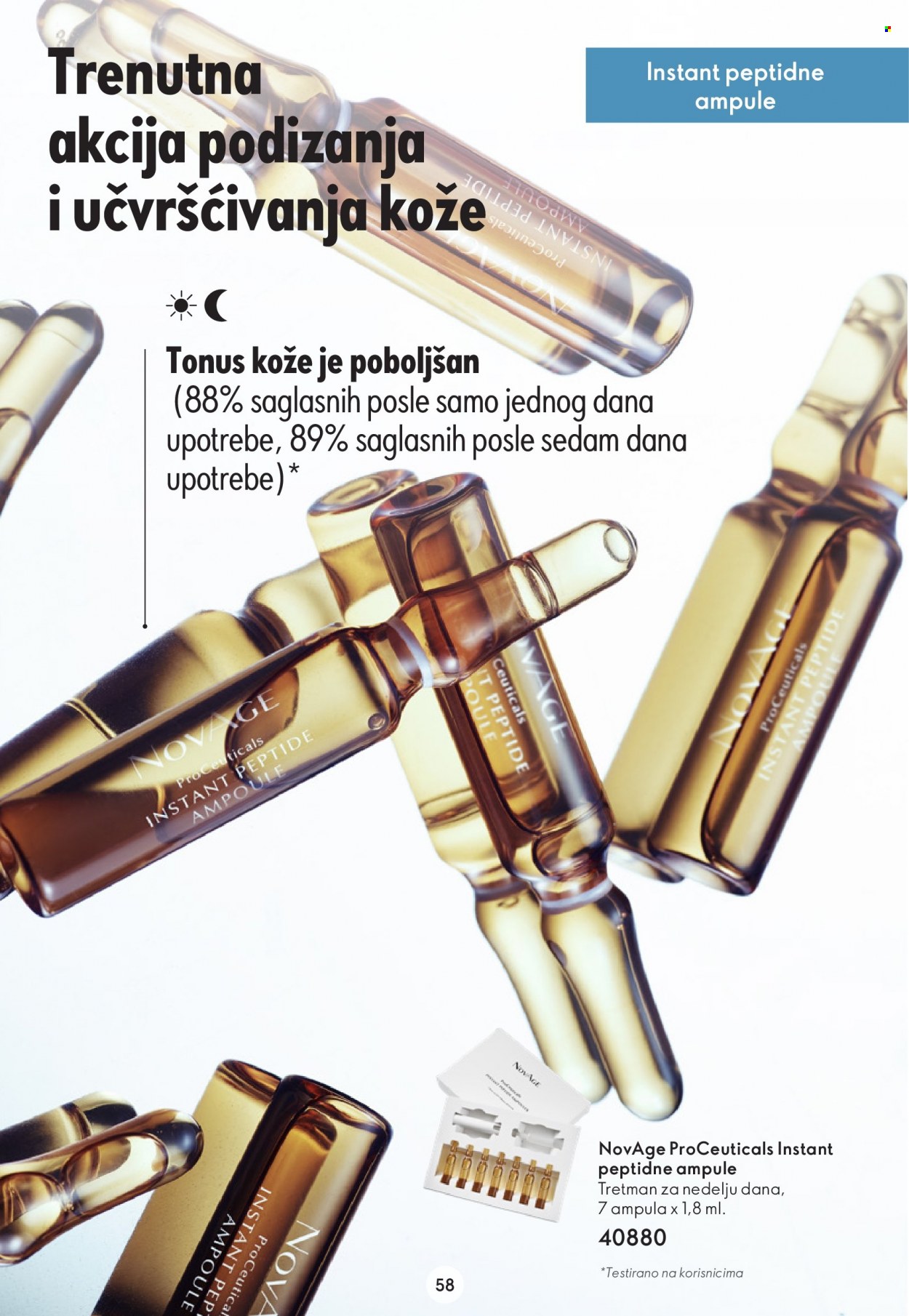 Oriflame katalog. Stranica 58