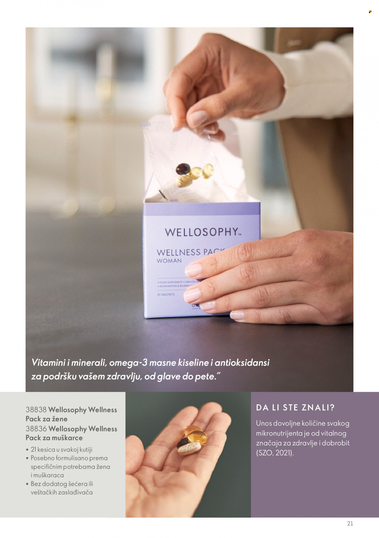 Oriflame katalog. Stranica 21