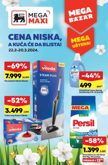thumbnail - Katalog Mega Maxi - Cena niska, a kuća će da blista!