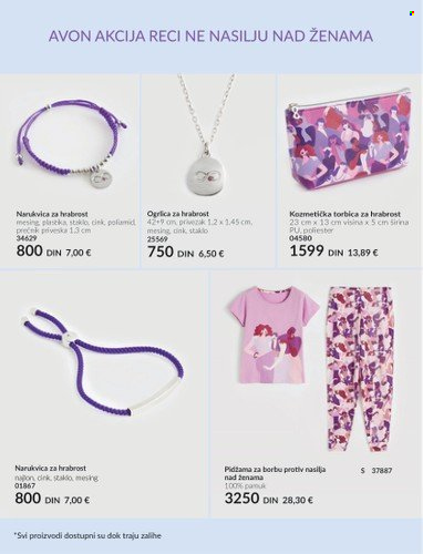 thumbnail - Avon katalog - Proizvodi na akciji - Avon, torbica, pidžama, ogrlica, narukvica, privezak. Stranica 5.