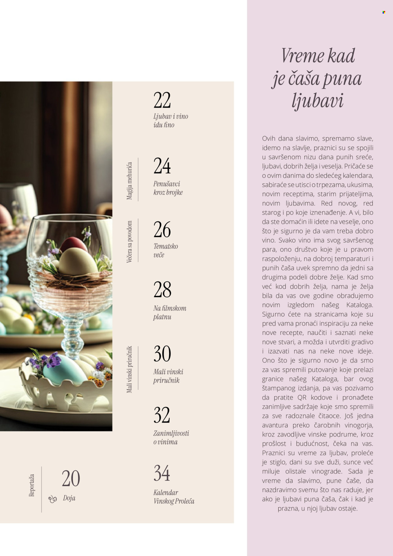 thumbnail - Roda katalog - 06.04.2024 - 06.05.2024 - Proizvodi na akciji - alkohol, vino, Doja, Dobro, Fino, čaša, kalendar. Stranica 3.