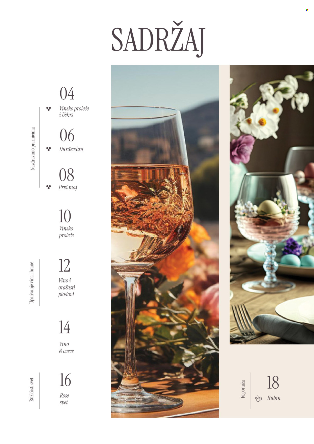 thumbnail - Idea katalog - 06.04.2024 - 06.05.2024 - Proizvodi na akciji - alkohol, Rubin, vino, cveće. Stranica 2.