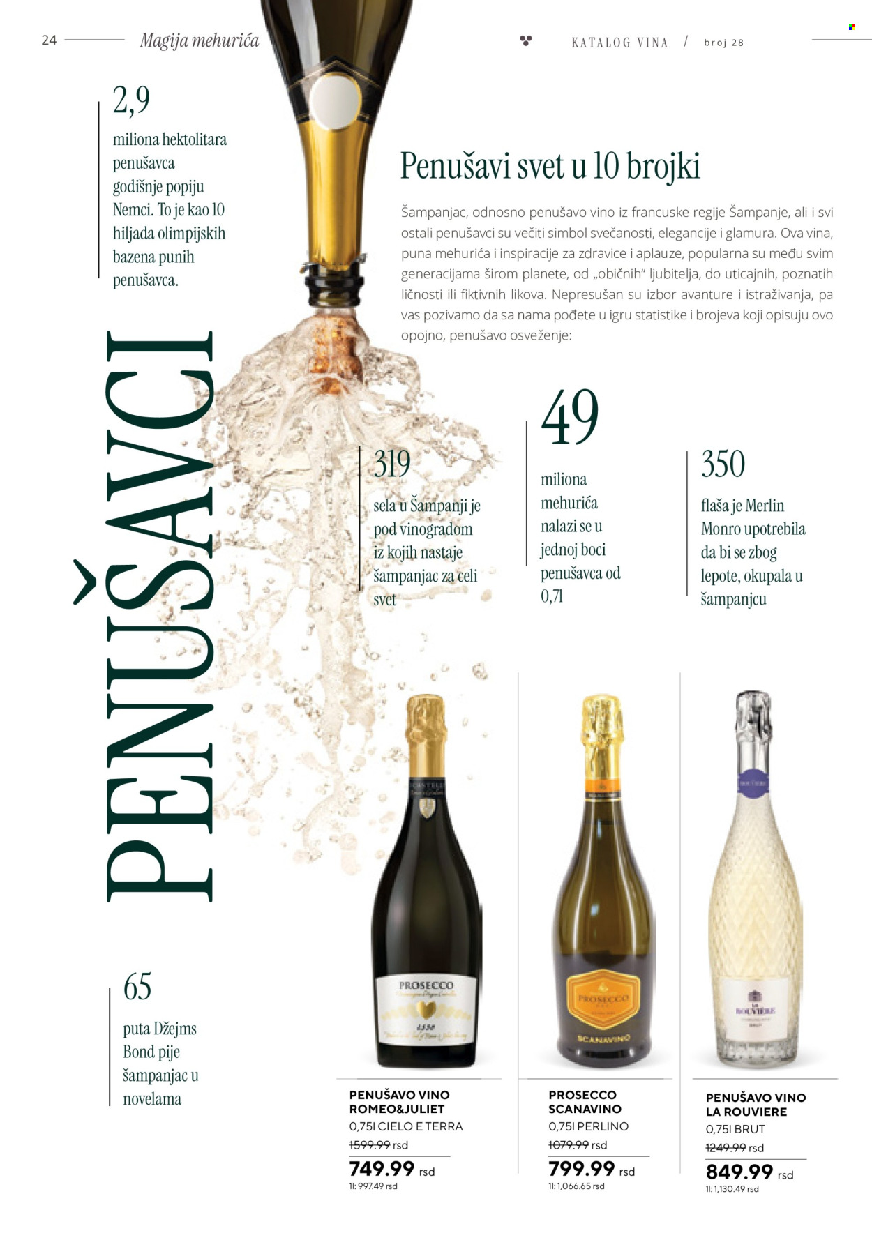 thumbnail - Idea katalog - 06.04.2024 - 06.05.2024 - Proizvodi na akciji - alkohol, vino penušavo, vino, Prosseco. Stranica 24.