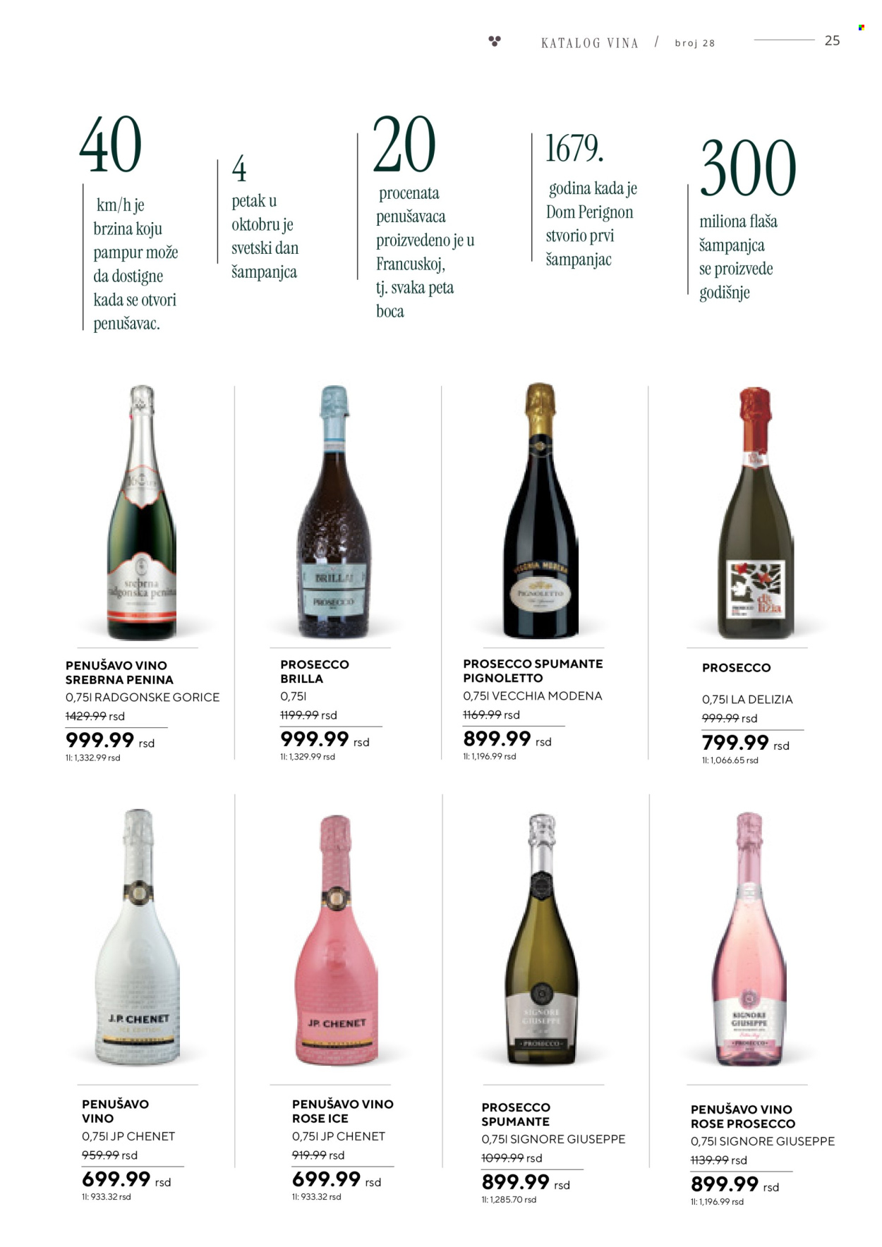 thumbnail - Idea katalog - 06.04.2024 - 06.05.2024 - Proizvodi na akciji - alkohol, J.P. Chenet, roze vino, vino penušavo, vino, Prosseco, Radgonske gorice. Stranica 25.