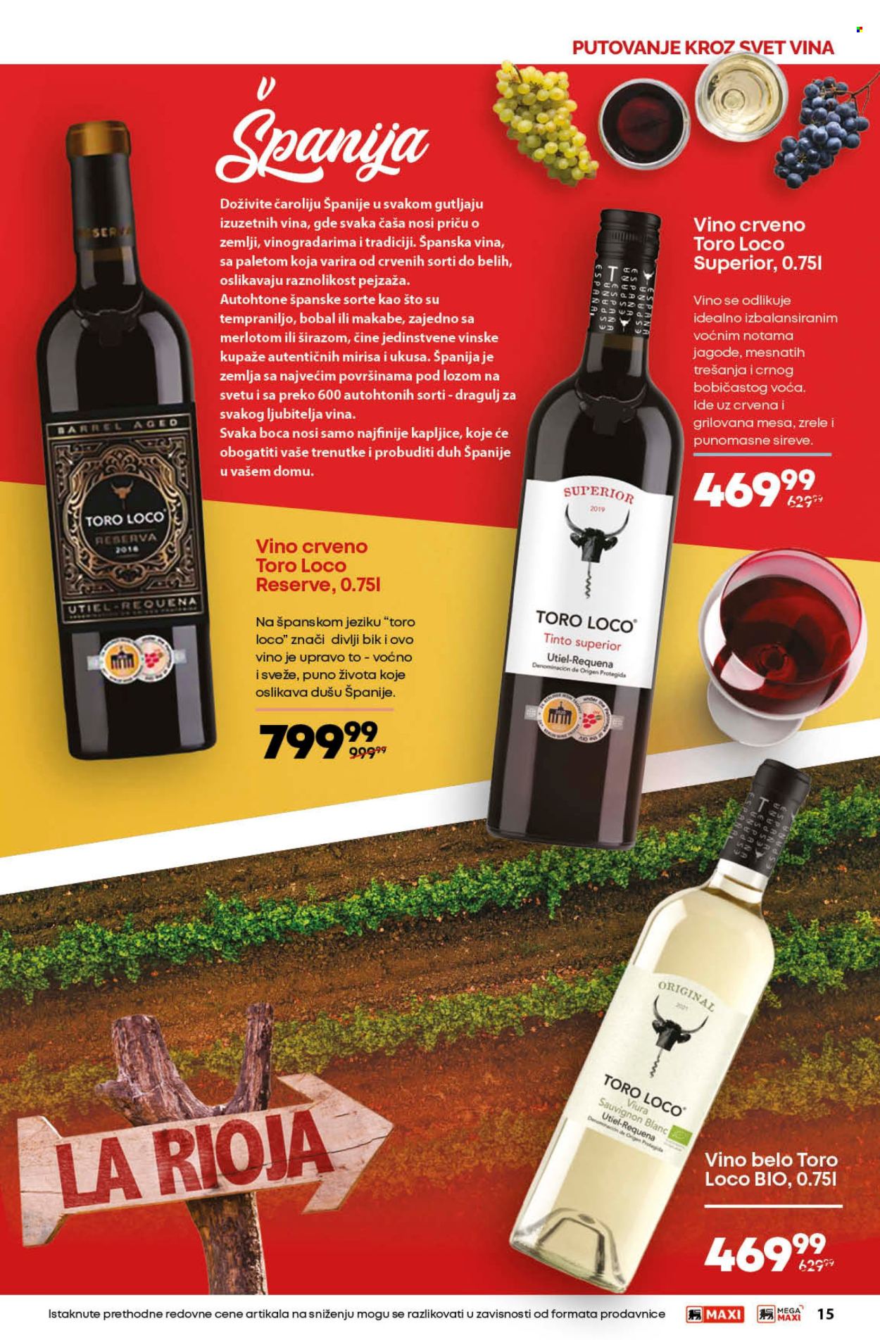 thumbnail - Maxi katalog - 11.04.2024 - 08.05.2024 - Proizvodi na akciji - alkohol, crveno vino, Sauvignon Blanc, belo vino, vino, jagoda, čaša, vaza, zemlja. Stranica 15.