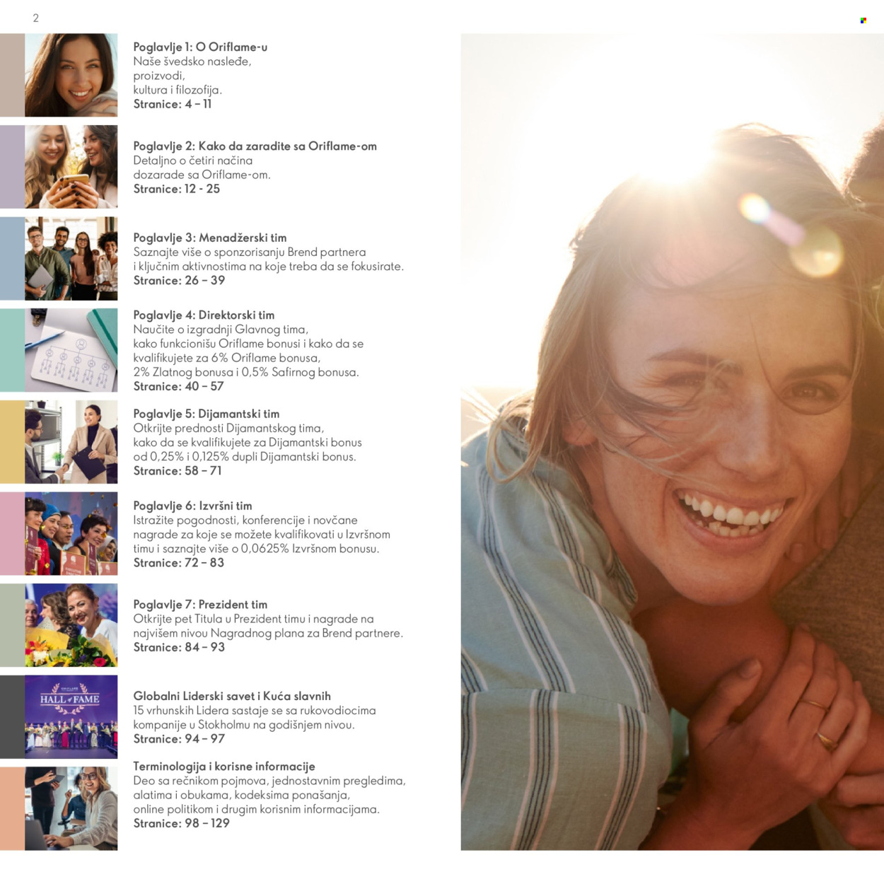 Oriflame katalog. Stranica 2