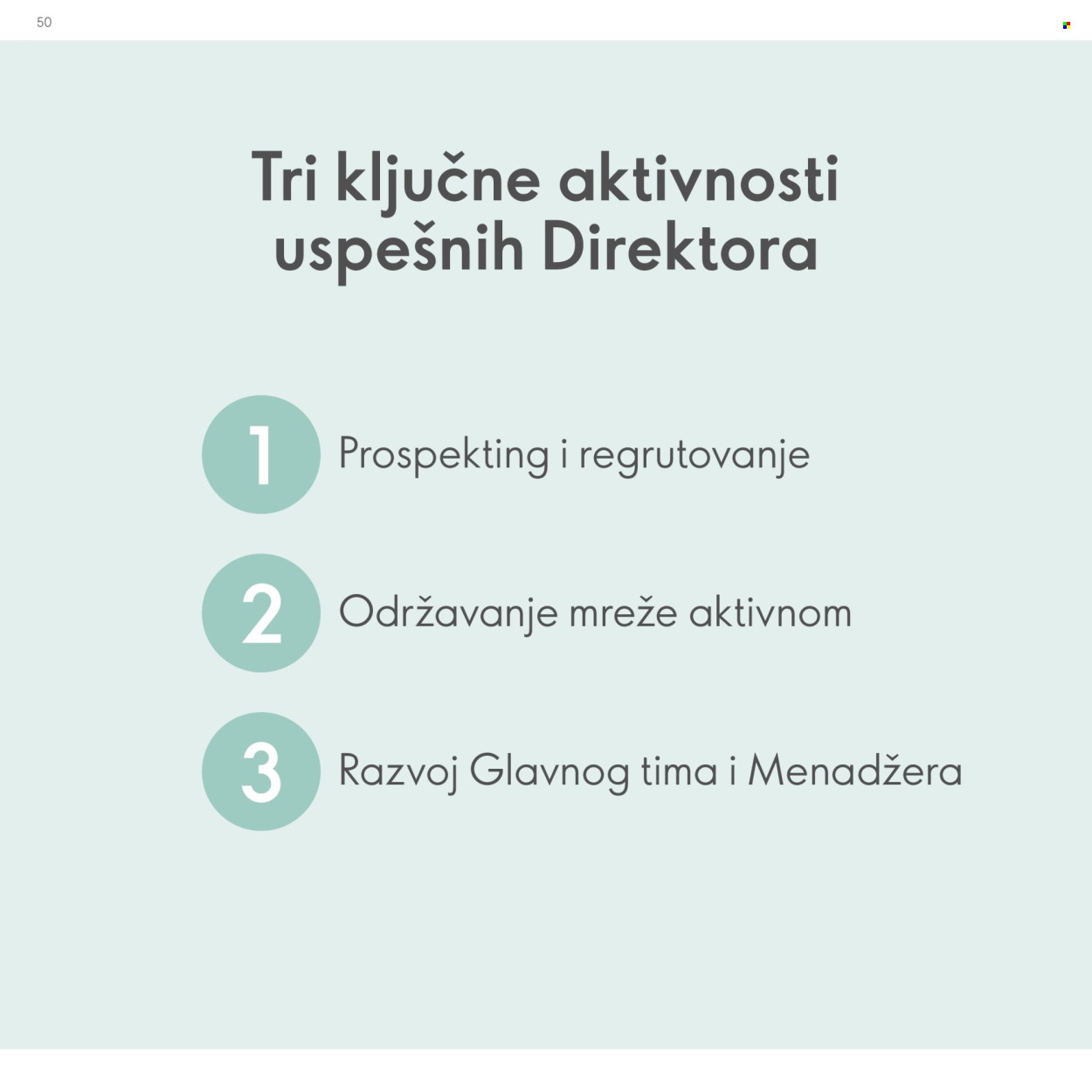 Oriflame katalog. Stranica 50