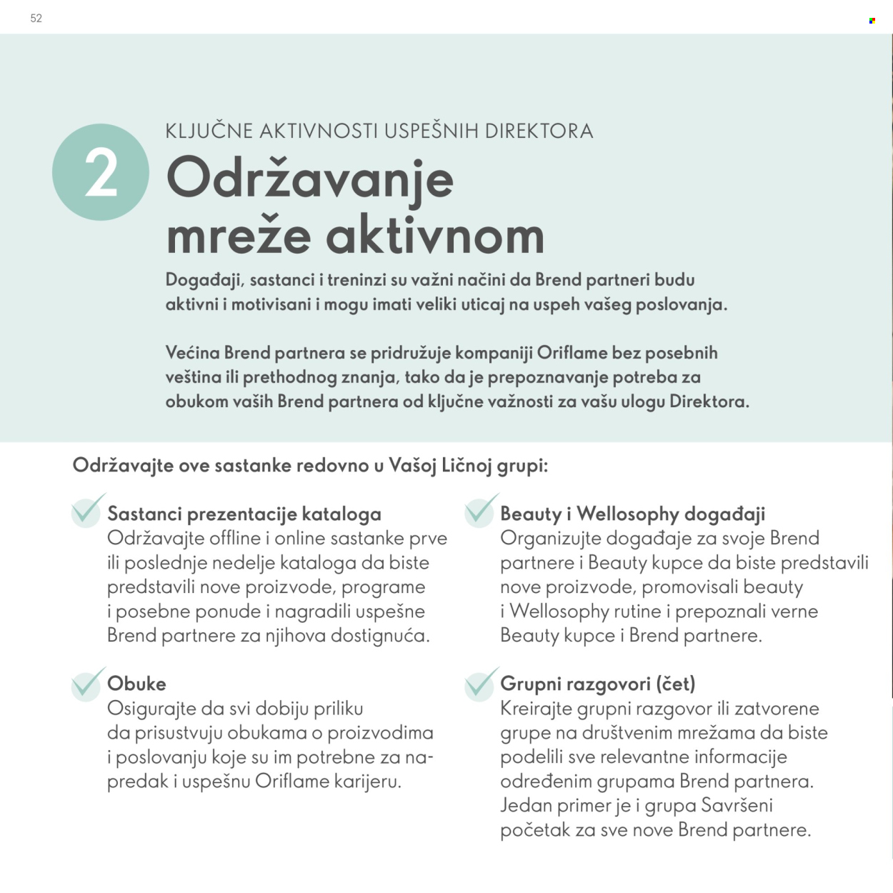 Oriflame katalog. Stranica 52