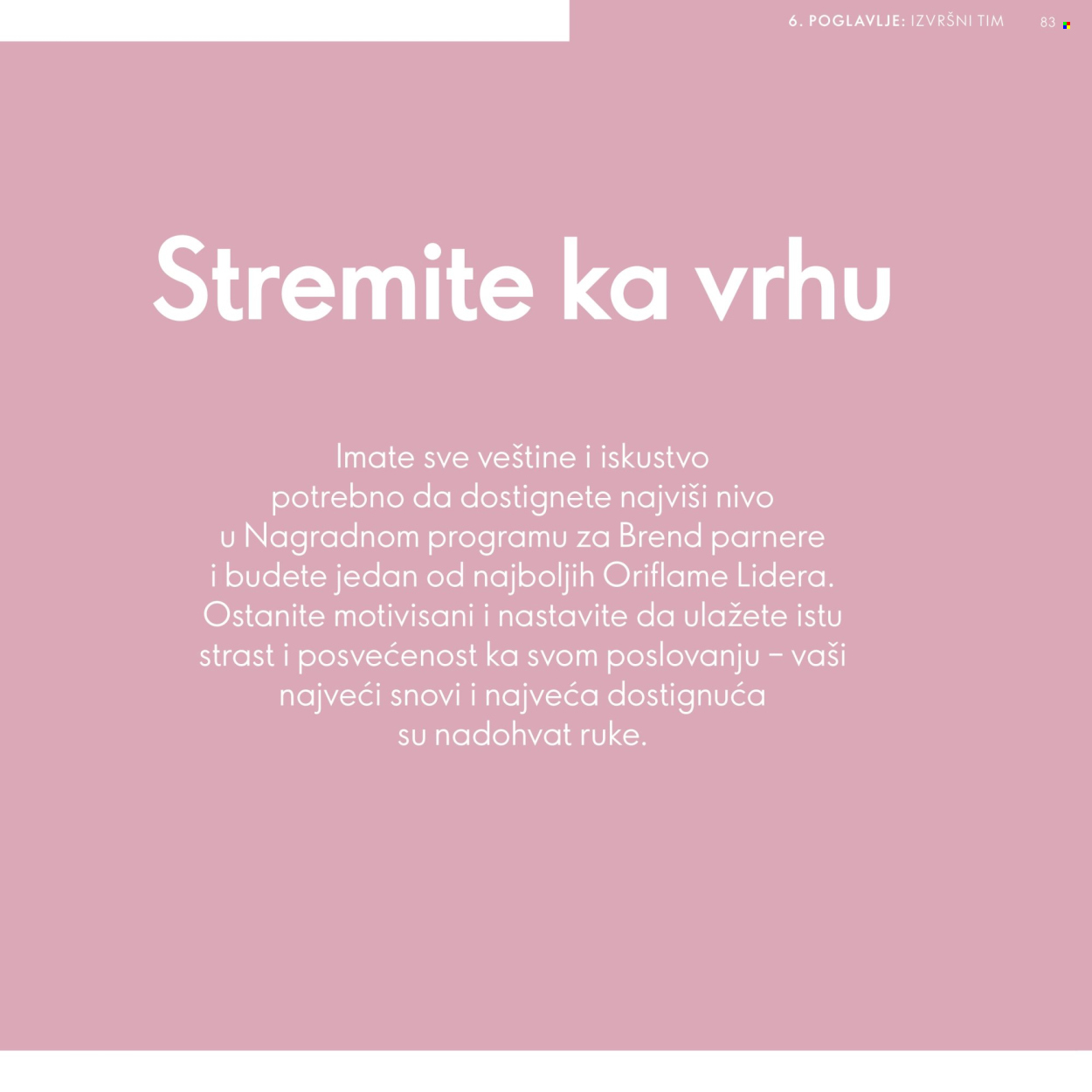 Oriflame katalog. Stranica 83