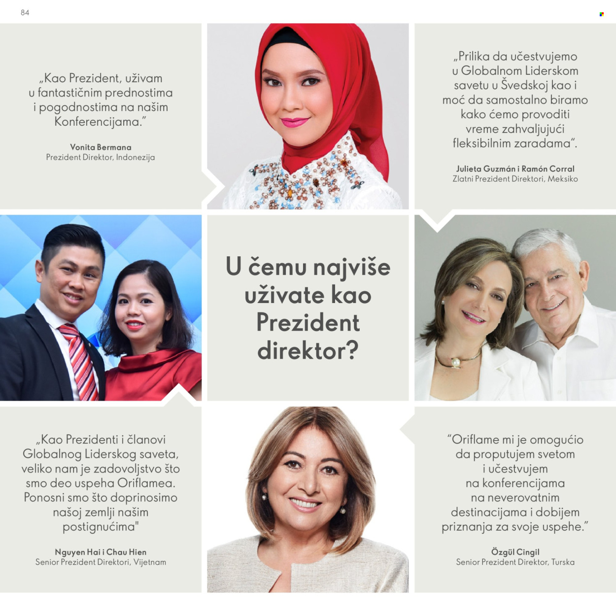 Oriflame katalog. Stranica 84