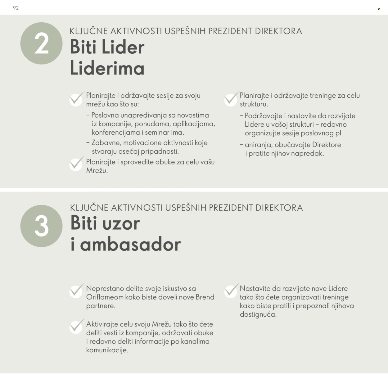 Oriflame katalog. Stranica 92