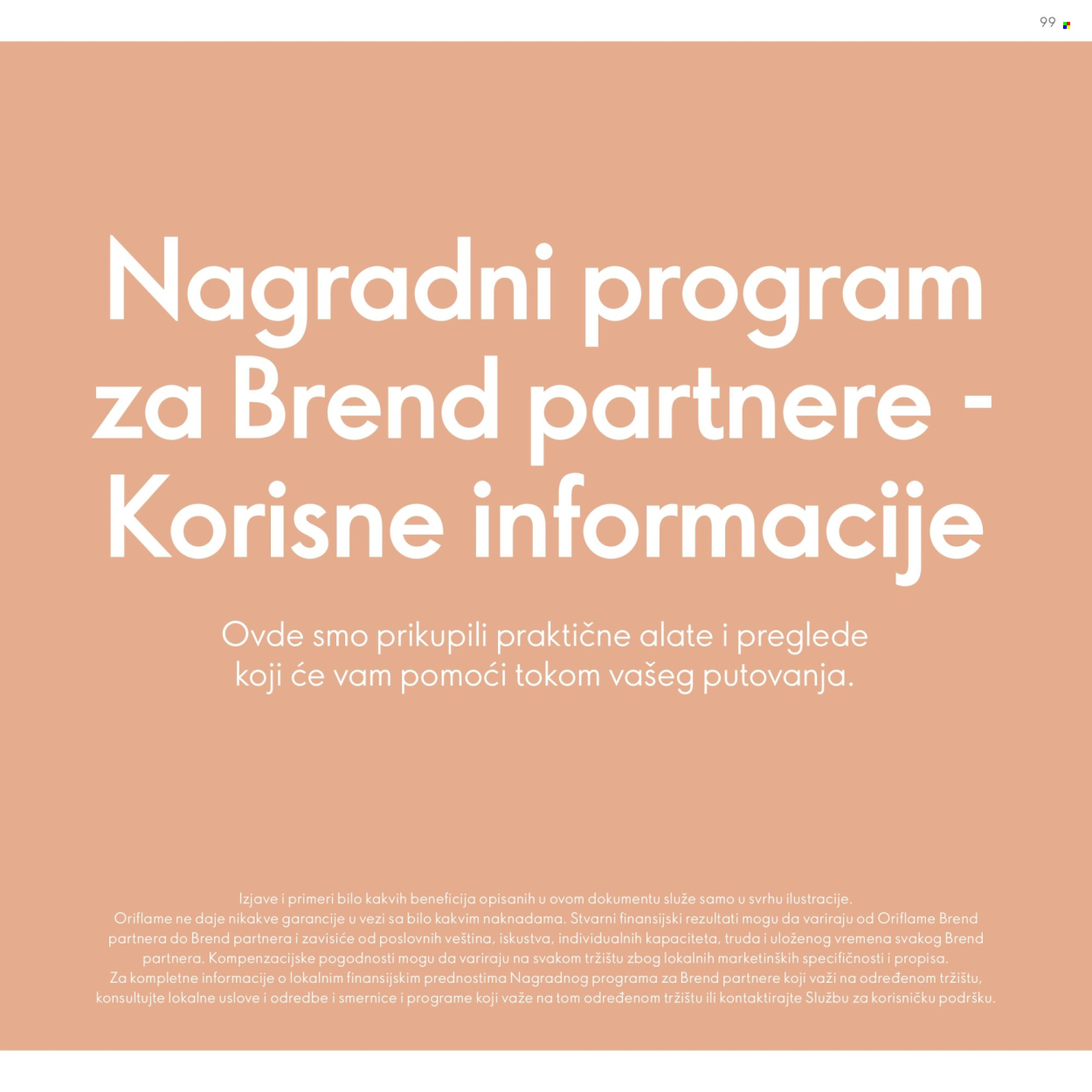 Oriflame katalog. Stranica 99