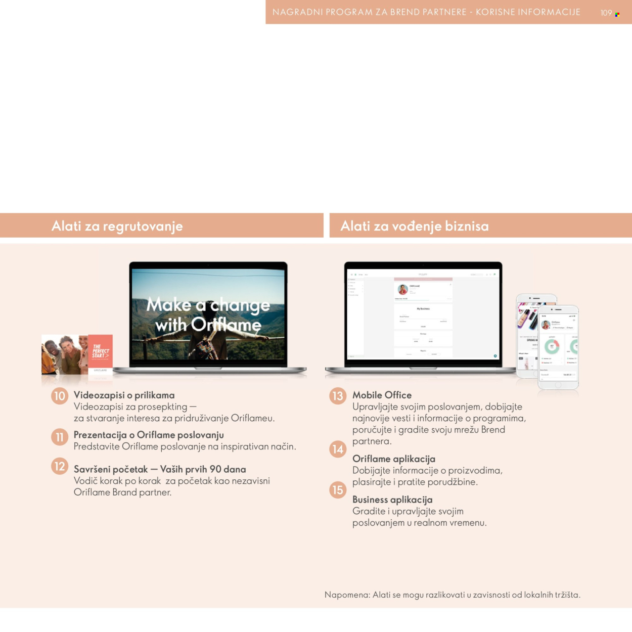 Oriflame katalog. Stranica 109