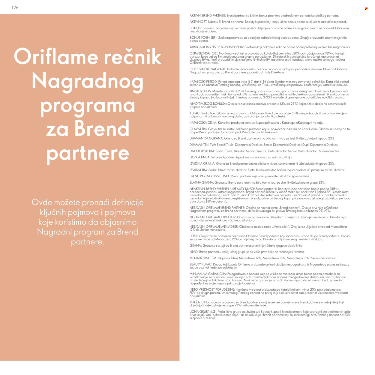 Oriflame katalog. Stranica 126