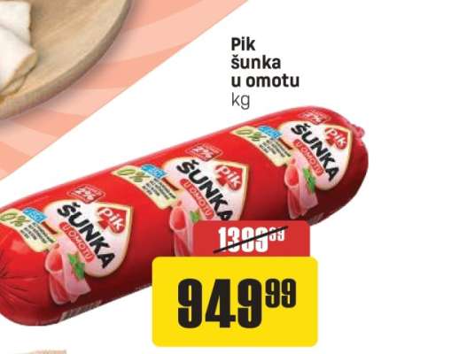 Pik Šunka u omotu