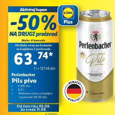 Perlenbacher Pils pivo