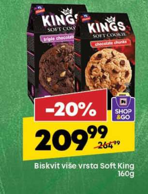 Biskvit više vrsta Soft King