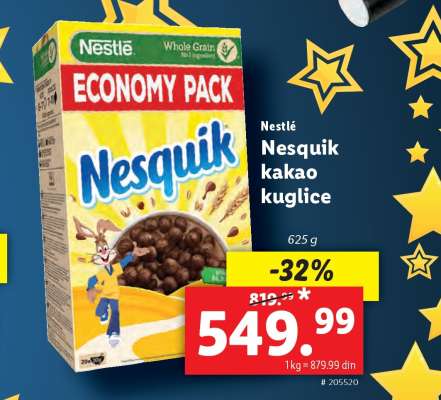 Nestlé Nesquik kakao kuglice