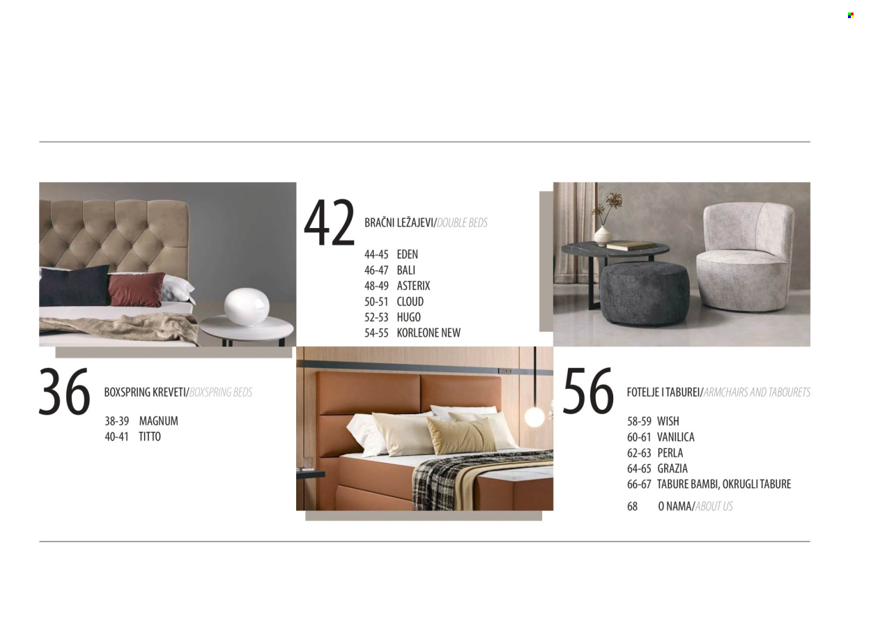 Matis katalog. Stranica 1
