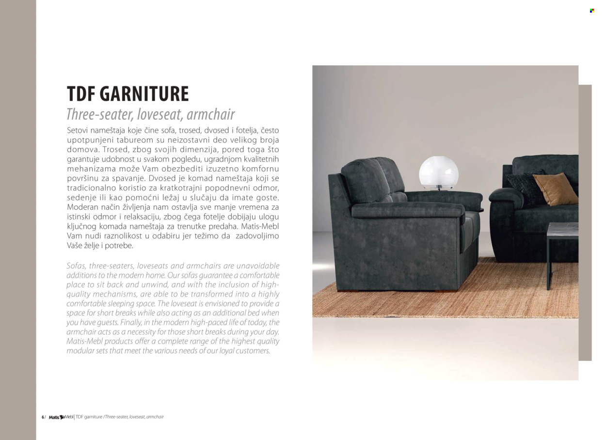 Matis katalog. Stranica 1