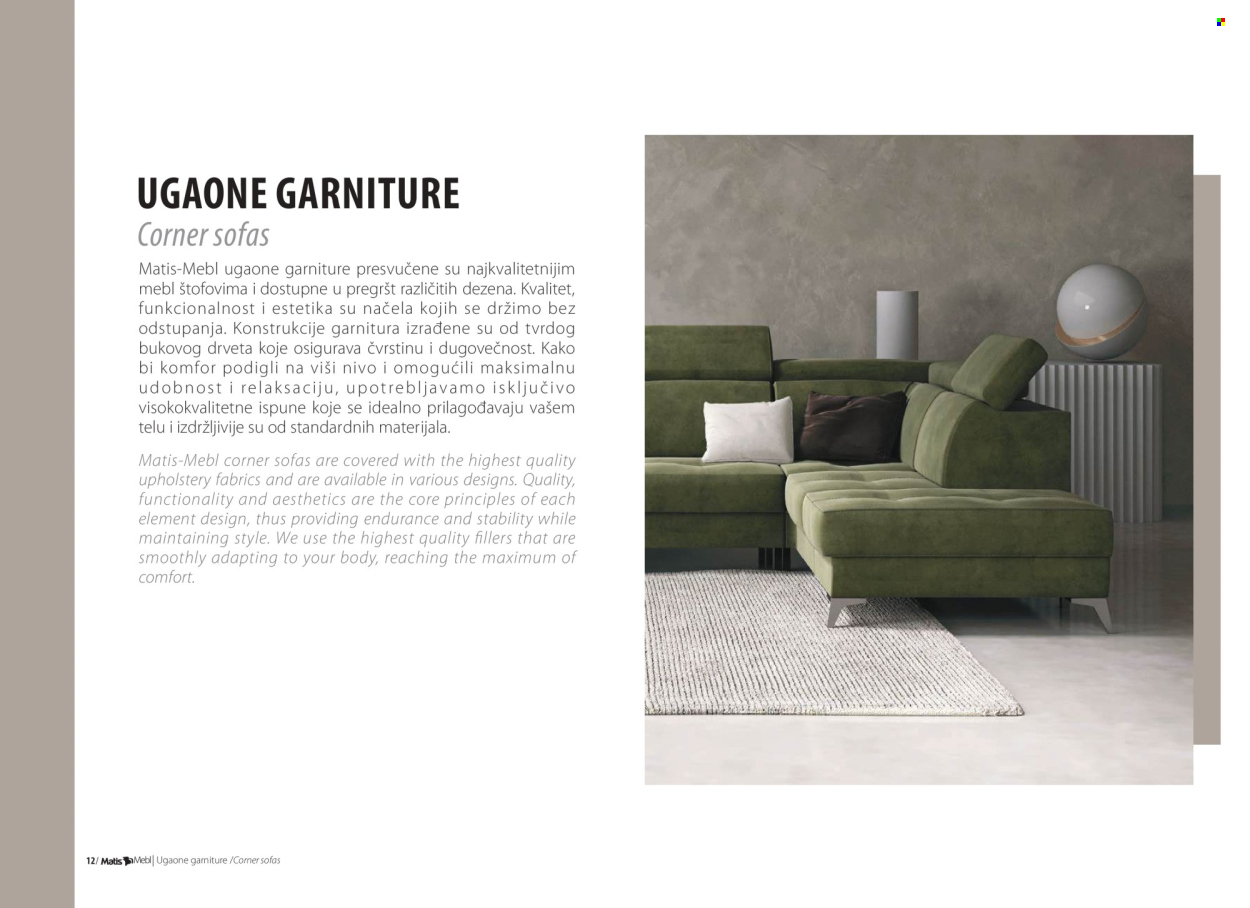 Matis katalog. Stranica 1
