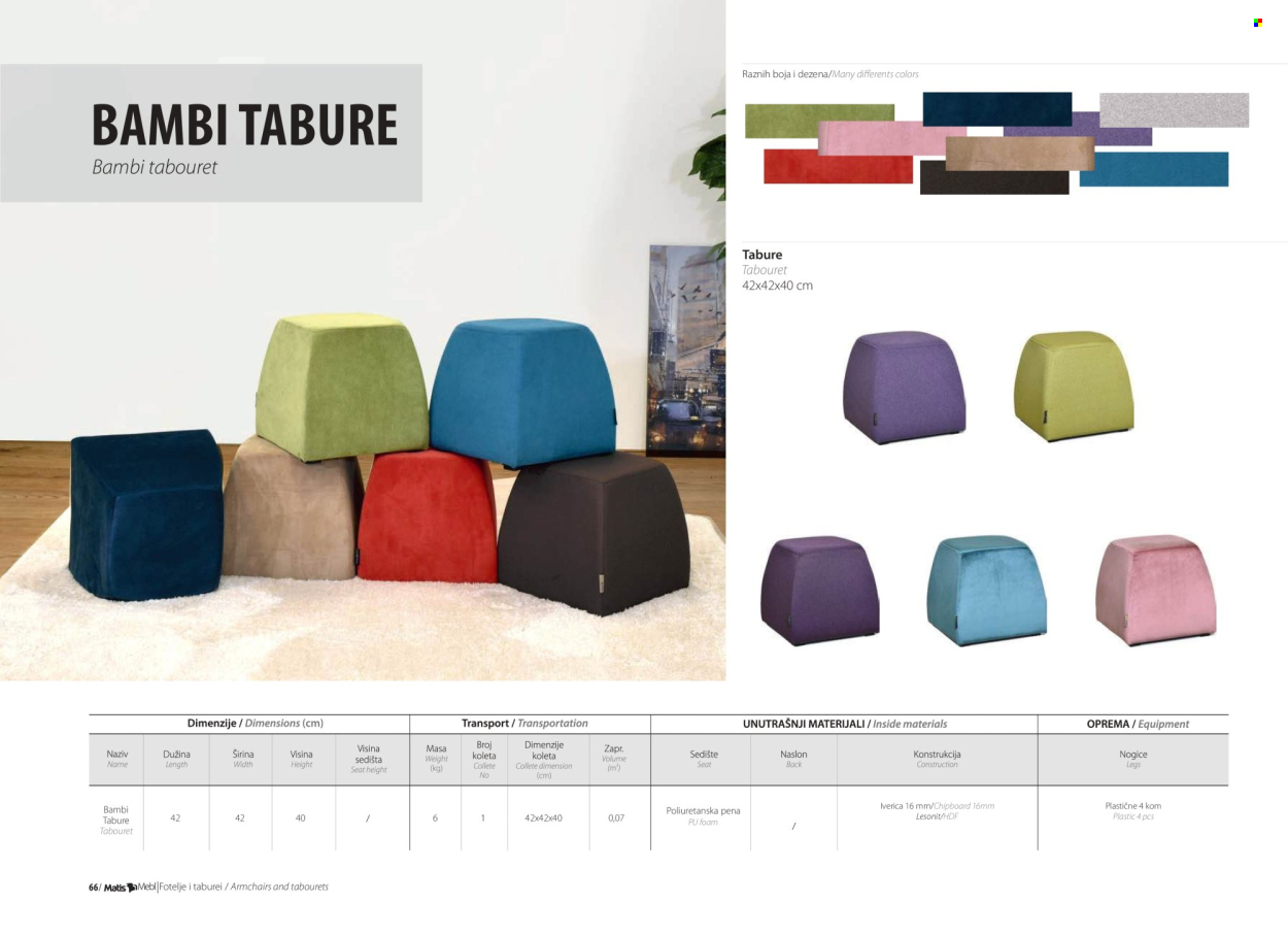 Matis katalog. Stranica 1