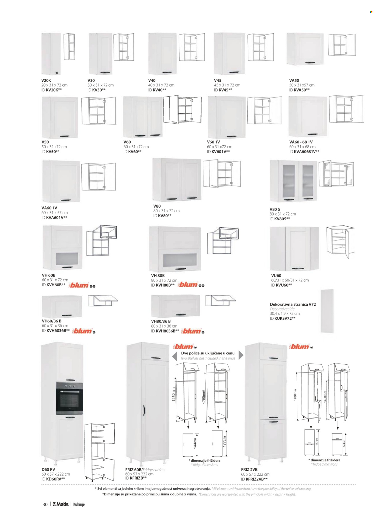Matis katalog. Stranica 1
