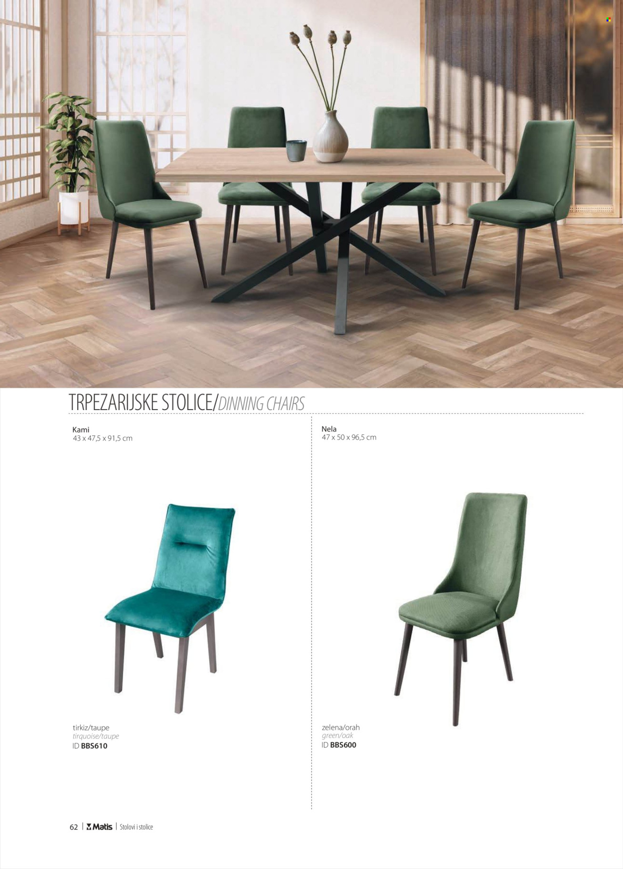 Matis katalog. Stranica 1