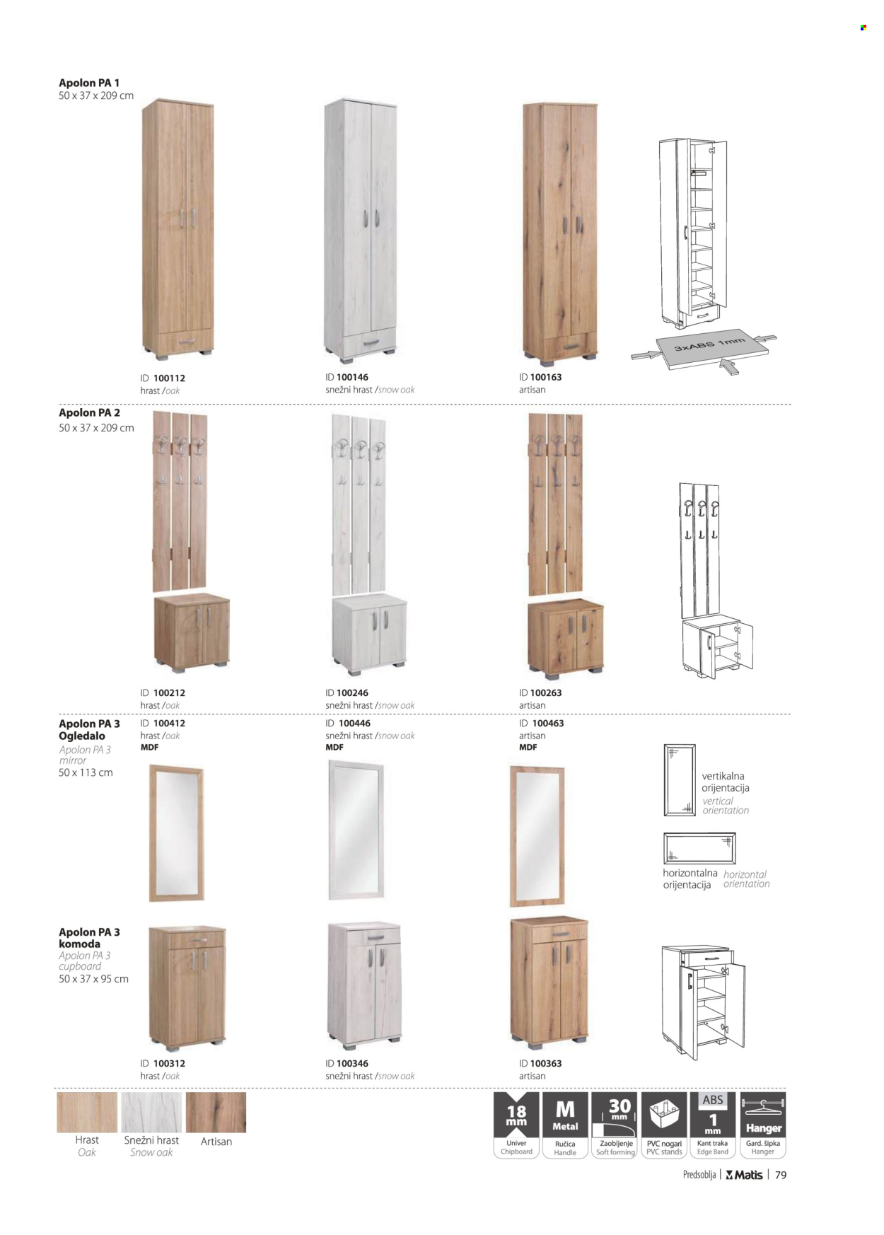 Matis katalog. Stranica 1