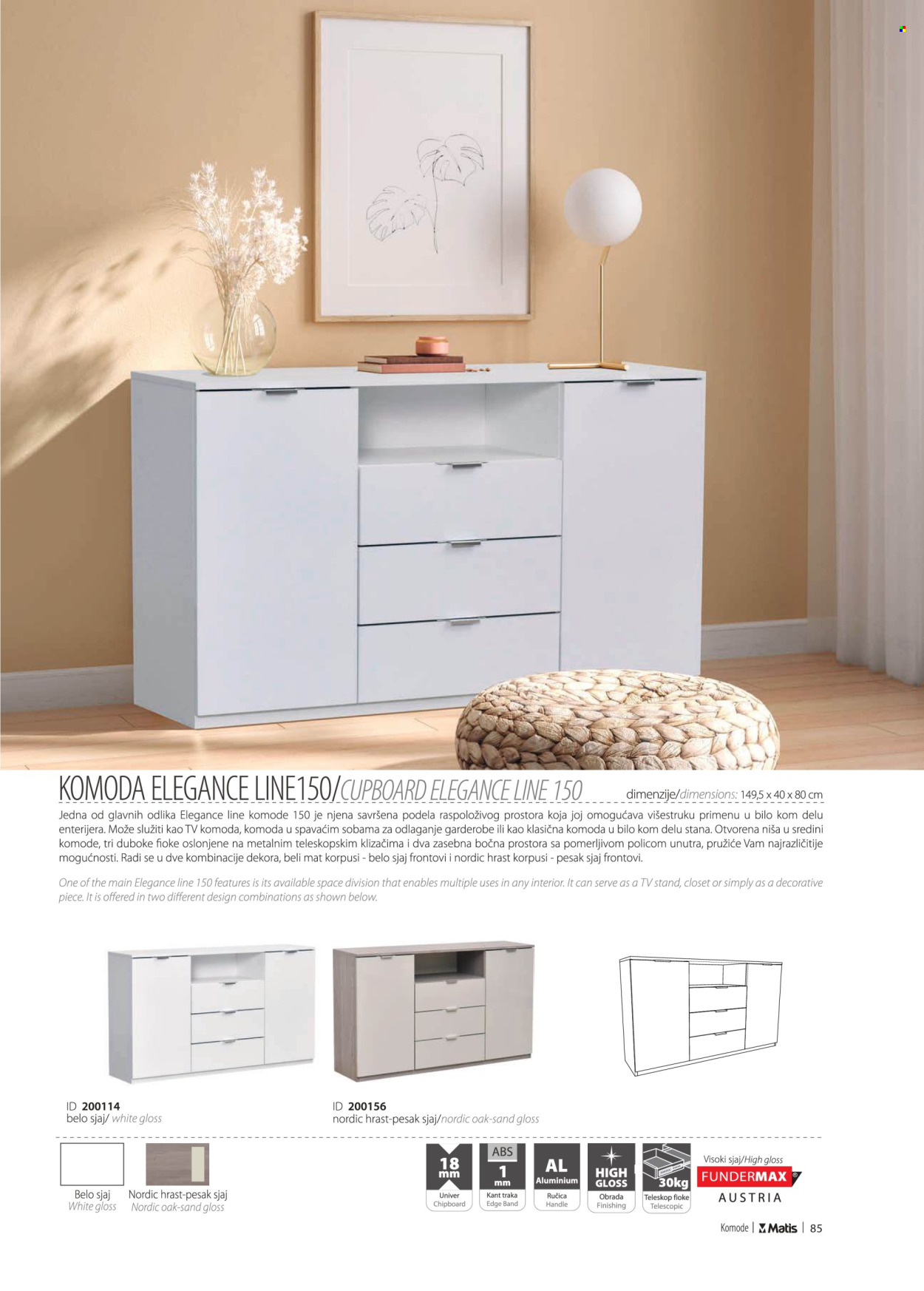 Matis katalog. Stranica 1