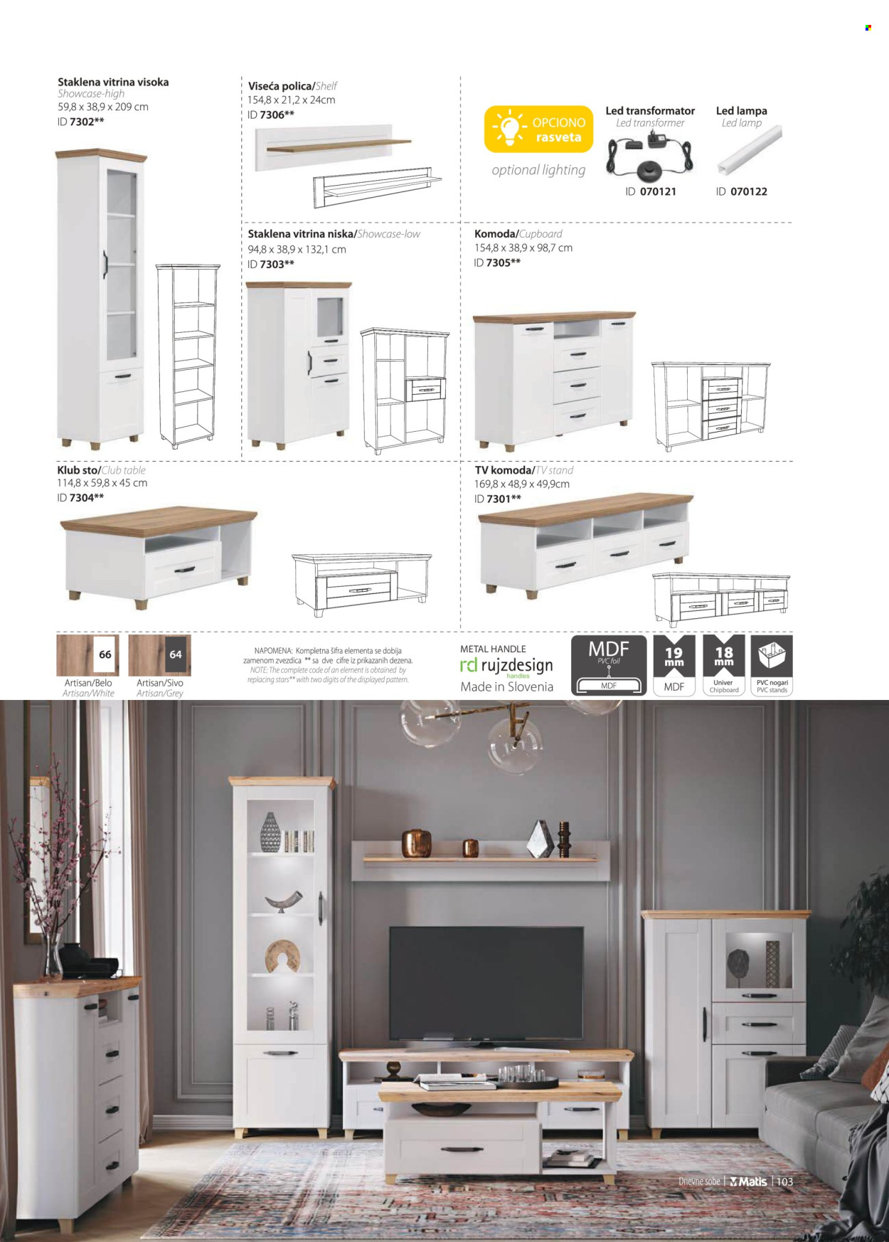 Matis katalog. Stranica 1