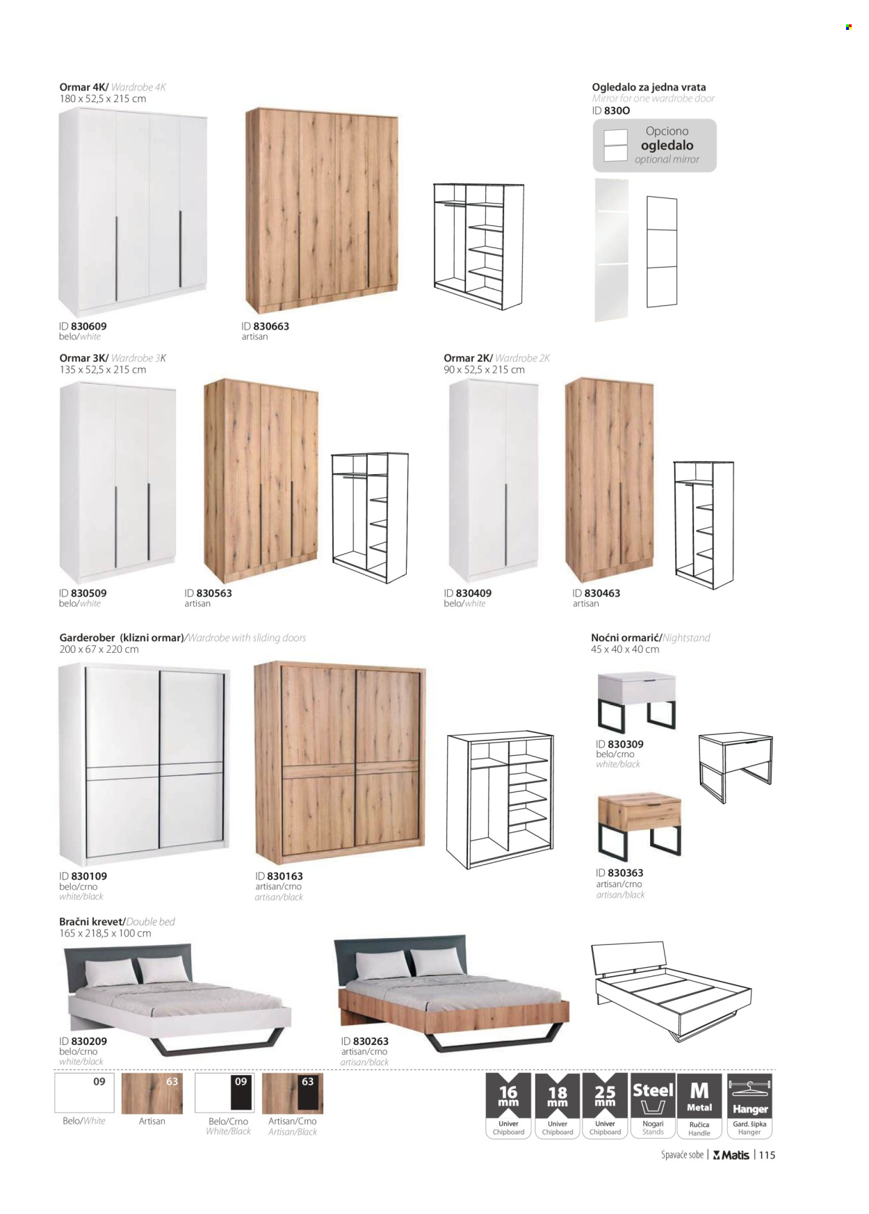 Matis katalog. Stranica 1