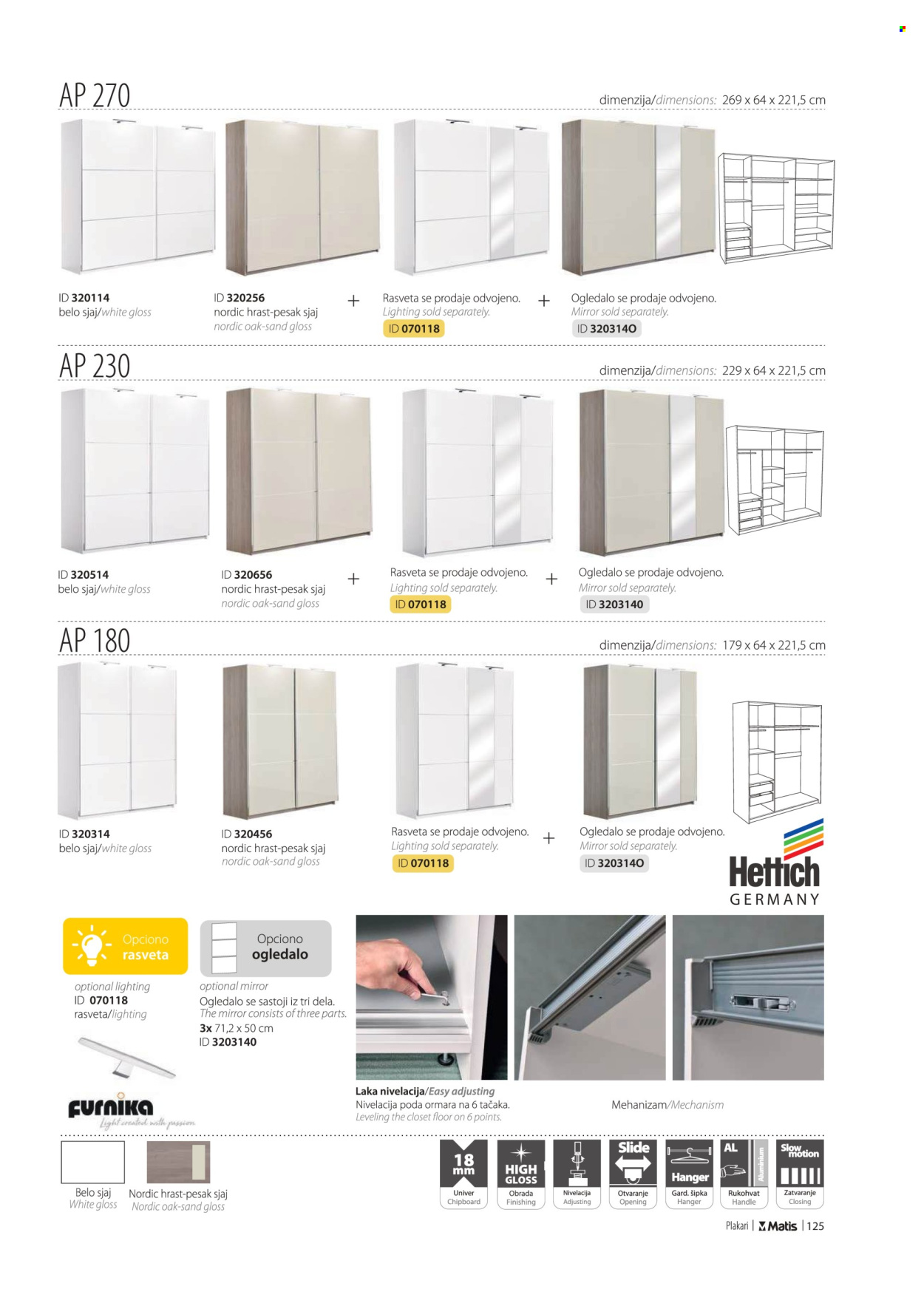Matis katalog. Stranica 1