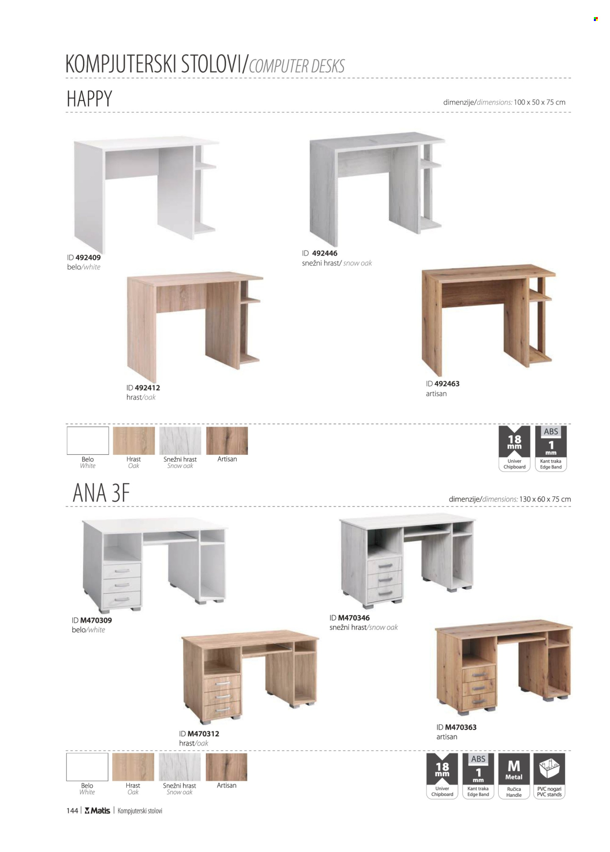 Matis katalog. Stranica 1
