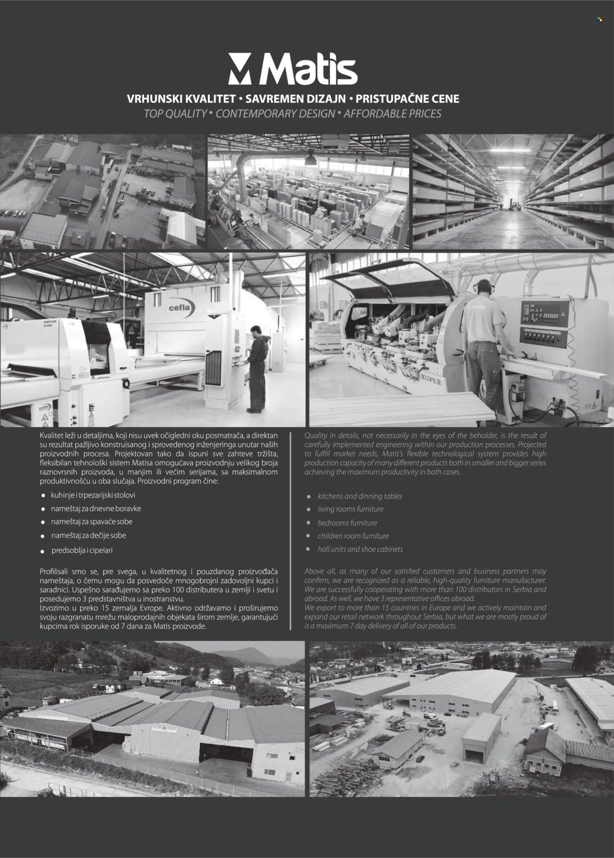 Matis katalog. Stranica 1