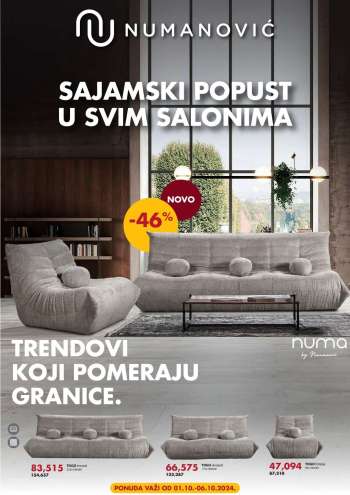 Numanović katalog - 01.10.2024 - 06.10.2024.