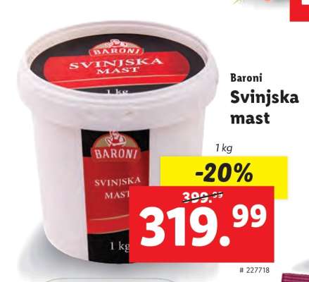 Baroni Svinjska mast